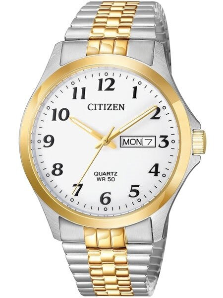 Citizen Two-Tone Quartz Watch with Expandable Bracelet #BF5004-93A
