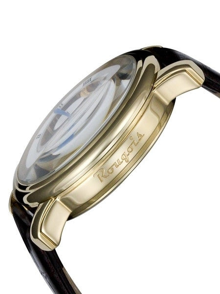 Rougois Dual Time Zone Skeleton Automatic Watch with Day/Night Moonphase #RG305G