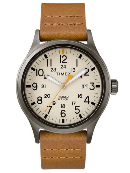Timex 40mm Allied Quartz Watch with Cream Dial and INDIGLO Night-Light #TW2R46400VQ