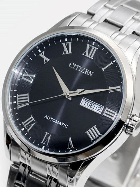 CITIZEN 腕時計 AUTOMATIC オートマチック NH8360-80E Citizen Automatic Watch with Black Dial #NH8360-80E — Long Island
