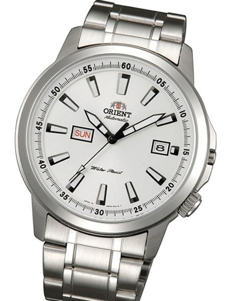 Orient 42mm Stingray Day and Date Automatic Watch with White Dial #EM7K006W