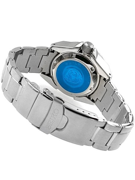 Seiko Samurai Prospex Automatic Dive Watch with Black Dial and Stainless Steel Bracelet #SRPB51