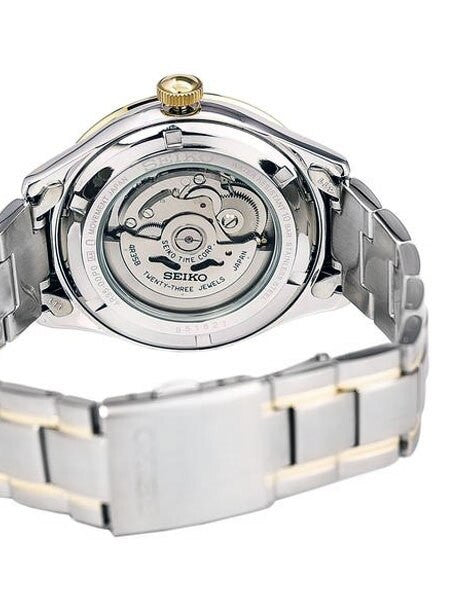 Seiko Two-Tone Automatic Dress Watch with 42mm Case, Bracelet #SRP704