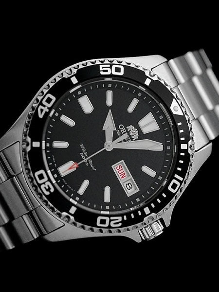 Orient USA II Black Dial Automatic Dive Watch with Sapphire Crystal #AA0200AB