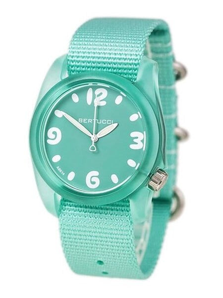 Bertucci Women's Comet Blue Sport Resin Watch, Matching Nylon Strap and Dial - 11033