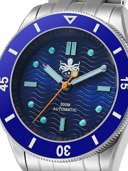 PHOIBOS Wave Master 300-Meter Automatic Dive Watch with AR Sapphire Crystal #PY009B