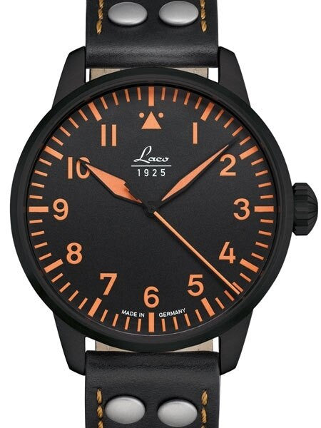 Laco Sorrento Type A Dial Automatic Pilot Watch with Sapphire Crystal #861965PVD