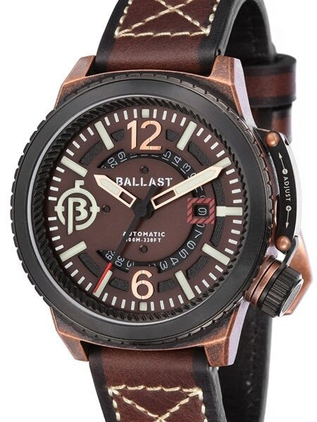 Ballast Trafalgar Automatic Watch with Unique Bezel System #BL-3133-07