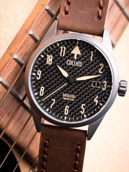 Collins Bronson Automatic Watch with 40mm Gun Metal PVD Case and AR Sapphire Crystal #CWA03