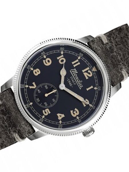 Mondia 1946 Quartz Watch with Coin-Edge Bezel #MI755SS-02GY-CP