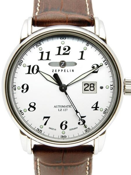 Graf Zeppelin Automatic, Big Date Watch with Sapphire Crystal #7654-1