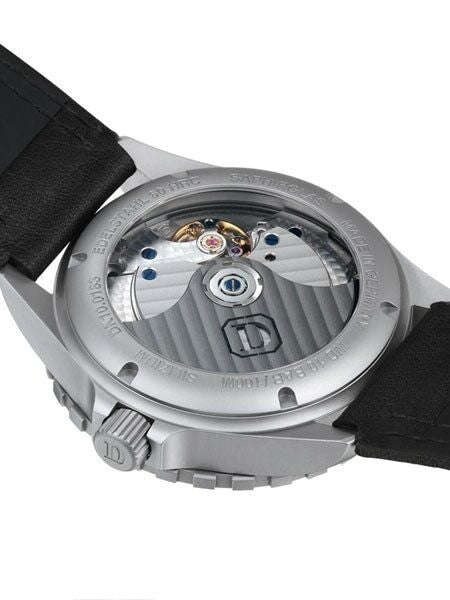 Damasko Si German Automatic Watch with a Rotating 12-Hour Bezel and Stainless Steel Case #DK11BK-60 back