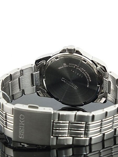Seiko Core Series Solar Watch with 40mm Stainless Steel Case and Bracelet #SNE093