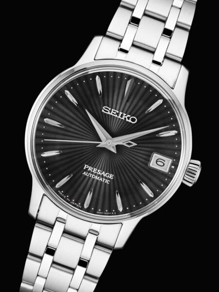 Ladies Seiko Presage "Cocktail Time" Automatic Dress Watch with 33.8mm Case #SRP837