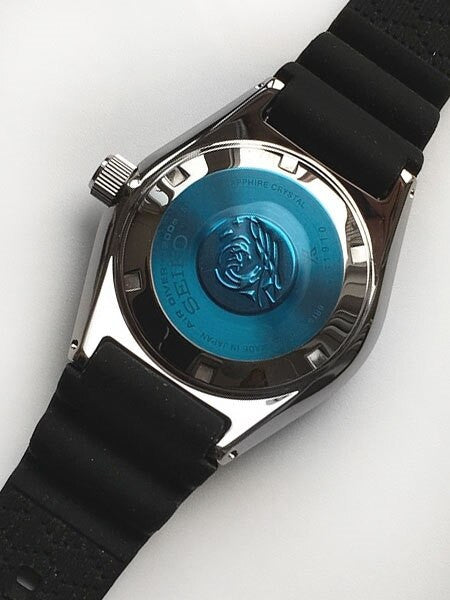 Seiko Prospex Automatic Dive Watch with Blue Dial and Soft Rubber Strap #SPB053J1