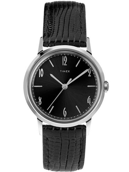 Timex 34mm Marlin Mechanical (Hand Wind) Watch with Black Dial #TW2T18200ZV
