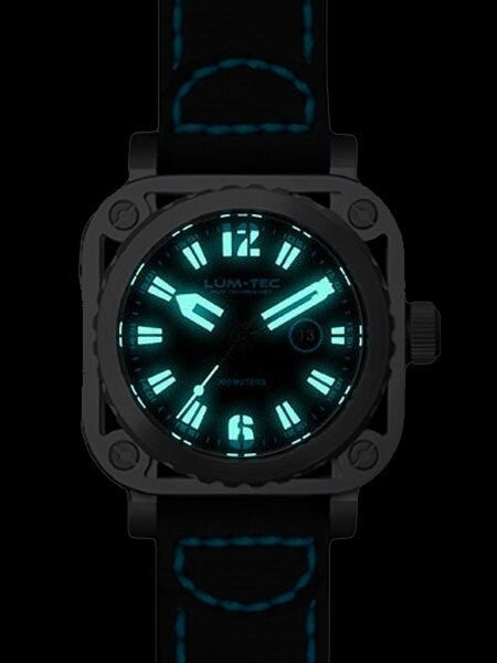 Lum-Tec G5 Watch with Sapphire Crystal and Skeletal Case Design #G5