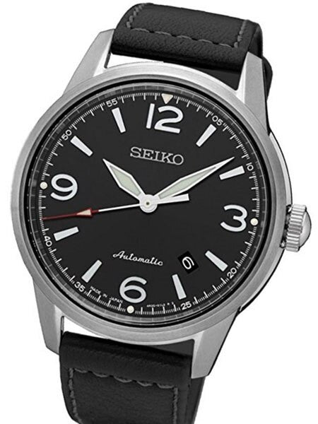 Seiko Presage Automatic Dress Watch with 42mm Case and Black Dial #SRPB07J1