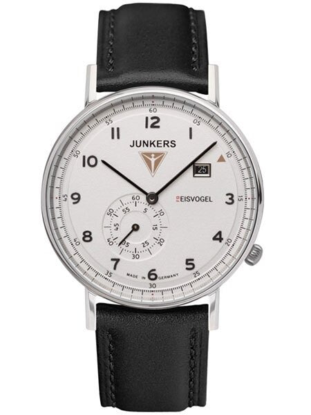 Junkers Eisvogel F13 Swiss Quartz Dress Watch with Small Seconds, Date  #6730-1