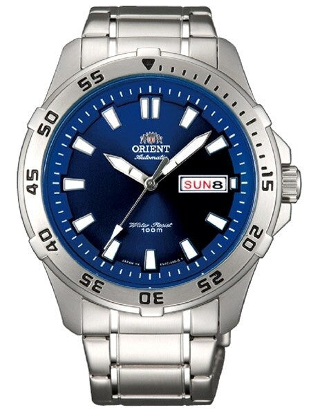 Orient Blue Thresher Automatic Sport Watch on a Bracelet #EM7C004D