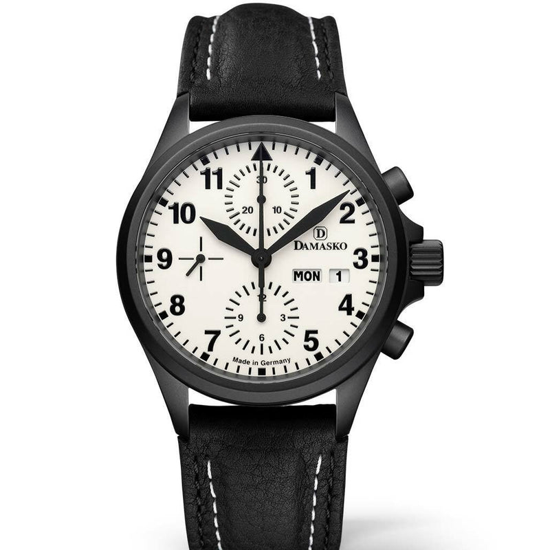 Damasko Swiss Valjoux 7750 Chronograph with a 60-Minute Stopwatch and 12-Hour Totalizer #DC57BK