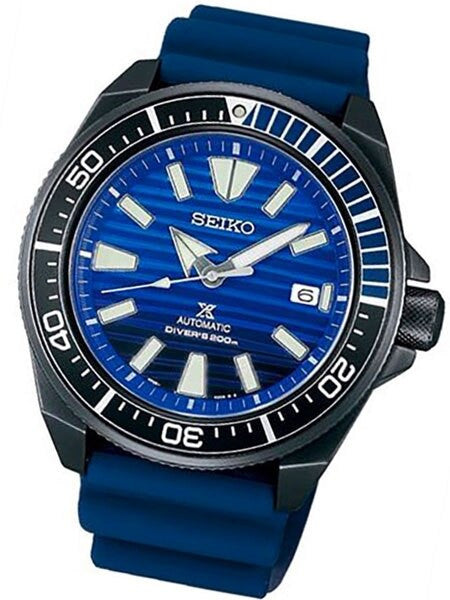 Seiko Special Edition Save the Ocean Prospex Samurai Automatic Dive Watch #SRPD09