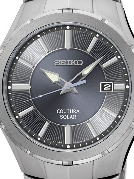 Seiko Coutura Solar Powered Watch with Sapphire Crystal #SNE411