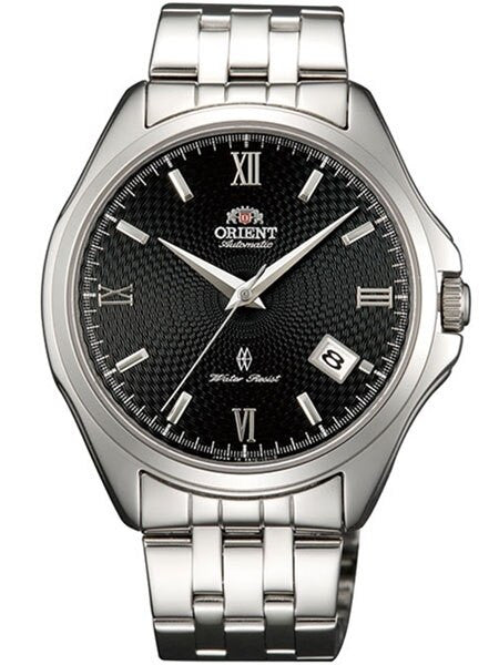 Orient Analyst Automatic Dress Watch with Patterned Black Dial and Sapphire Crystal #ER1U002B
