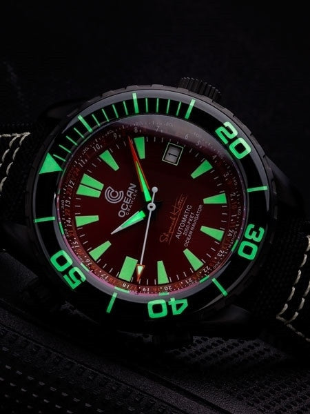 Ocean Crawler Ocean Navigator Swiss Automatic with Titanium Case,  AR Sapphire Crystal #CD-420