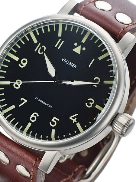Vollmer W585B Kampfgruppen WWII-Style 55mm Limited Edition COSC Certified Chronometer