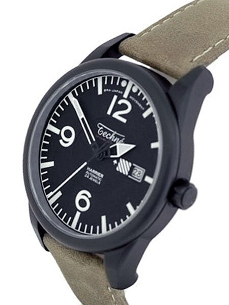 Techne Automatic 41mm Harrier Aviator Watch with Anti-Reflective Sapphire Crystal  #363.162