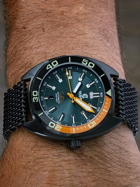 Ocean Crawler Core Diver Swiss Automatic Watch with AR Sapphire Crystal #CD-522