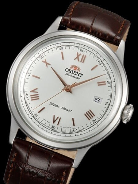 Orient Automatic Dress Watch with White Dial, Roman Numeral Markers #ER2400BW