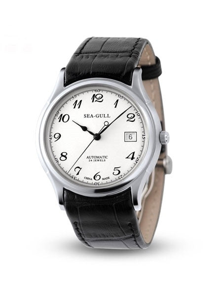Sea-Gull 38mm Automatic Slim Dress Watch with Sapphire Crystal #819.332