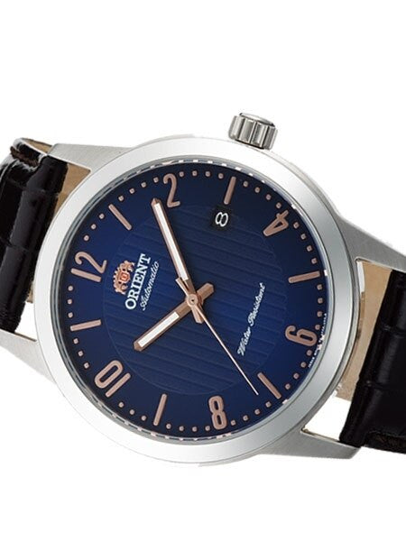 Orient 40.5mm Howard Automatic + Hand Wind Watch with Blue Dial #AC05007D