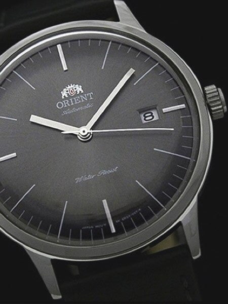 Orient V3 Automatic Dress Watch with Grey Dial, Applied Silver Hour Markers #ER2400KA