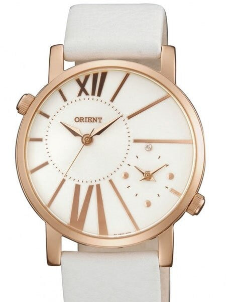 Orient Valentina Dual-Time Watch with Two Quartz Movements #UB8Y001W