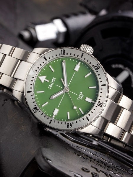 Collins SONAR Swiss Automatic, 300-M Dive Watch with 39.5mm Case and a Sapphire Crystal #CWC06