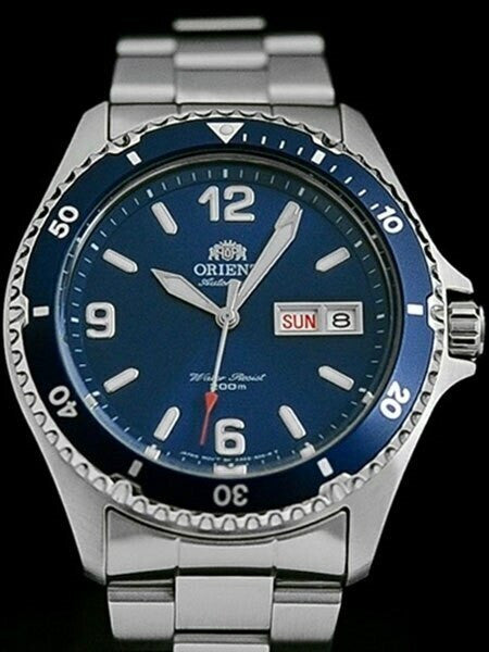 Scratch and Dent - Orient Blue Automatic Dive Watch with Bracelet #AA02002D