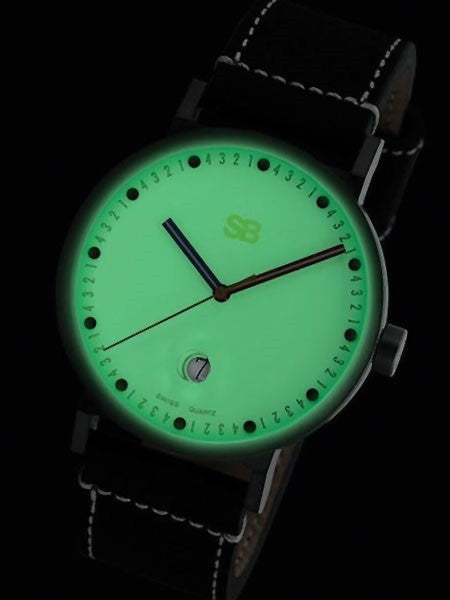 SB Swiss Quartz Countdown Watch with Sapphire Crystal and Luminous Dial #SB16.1-S