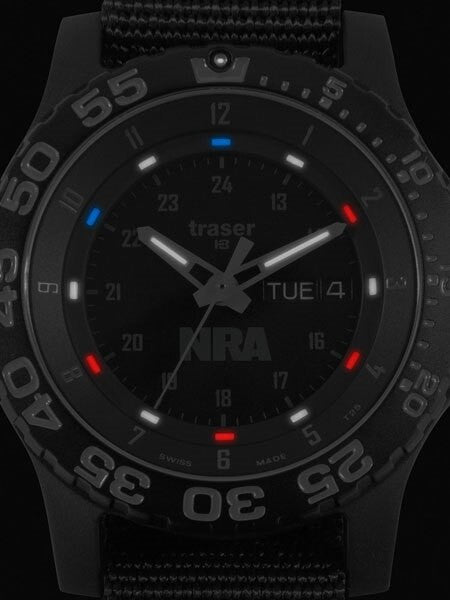 Traser Shade Red, White and Blue NRA Edition with Sapphire Crystal #107807