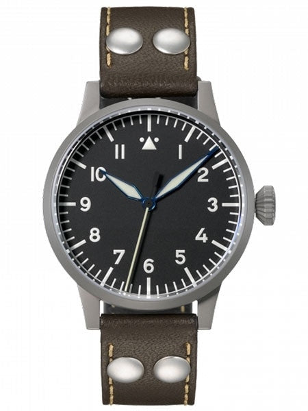 Laco 39mm Heidelberg Type A Dial Swiss Automatic Pilot Watch with Sapphire Crystal #862094