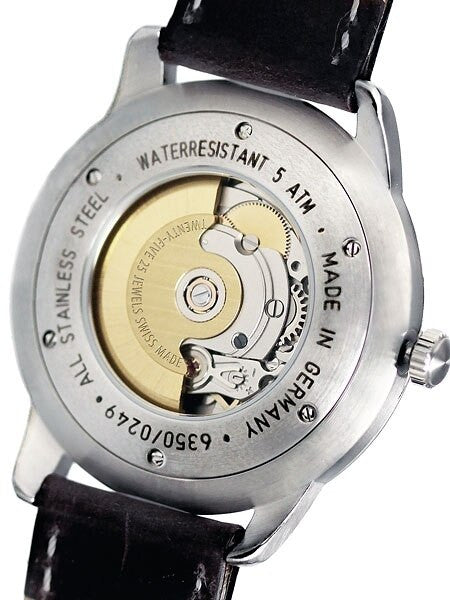 Junkers Flatline Swiss Automatic Watch with Radiant Anthracite Dial #6350-2
