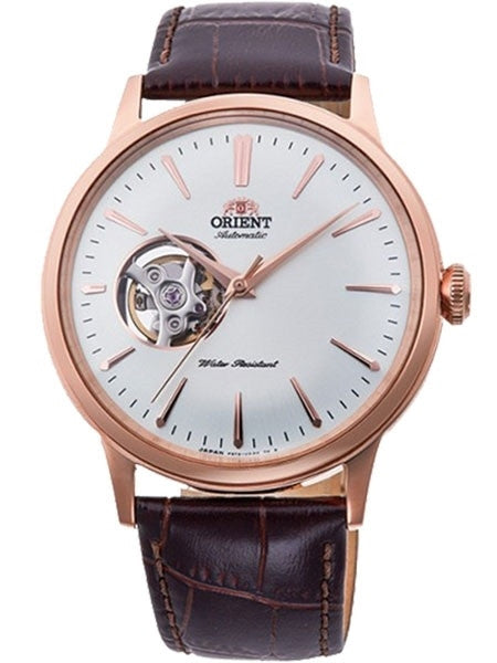 Orient Open-Heart Automatic Dress Watch with White Dial #RA-AG0001S10A