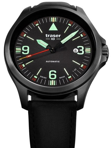 Traser P67 Officer Pro Swiss Automatic PVD Case Watch with an Anti-Reflective Sapphire Crystal #108075