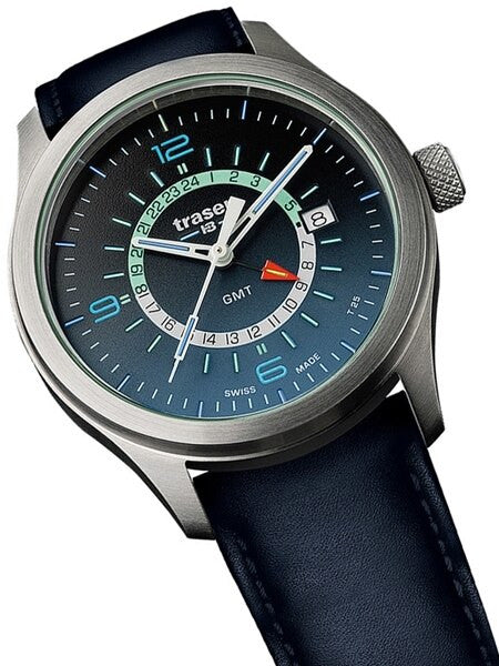 Traser P59 Aurora GMT, Dual-Time Watch with an Anti-Reflective Sapphire Crystal #107035