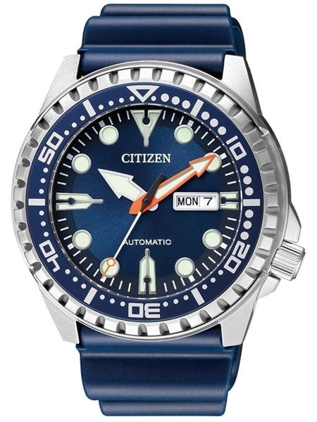Citizen Automatic  Marine Sport Watch with Rubber Dive Strap #NH8381-12L