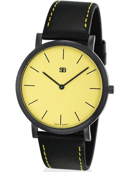 SB Ultra-Thin Swiss Quartz Dress Watch with Sapphire Crystal #SOB1012
