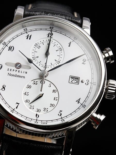 Graf Zeppelin Nordstern Series Two-Eye Swiss Quartz Chronograph #7578-1