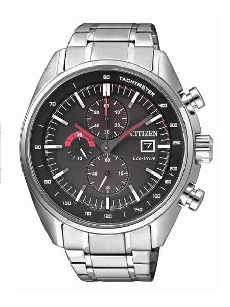 Citizen Eco-drive Chronograph Watch with Stainless Steel Bracelet # CA0590-58E